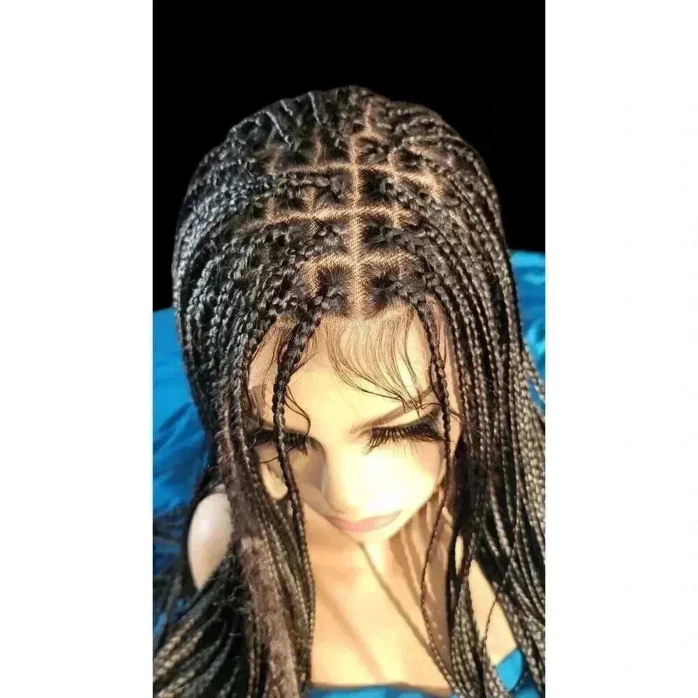 Pain-Free 22" Knotless Box Braids with Lace Closure and Baby Hair - Instant, NWT - Picture 13 of 15